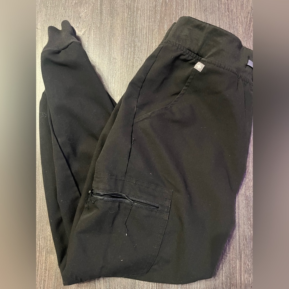 Figs Female Scrub Bottoms Black XS/P